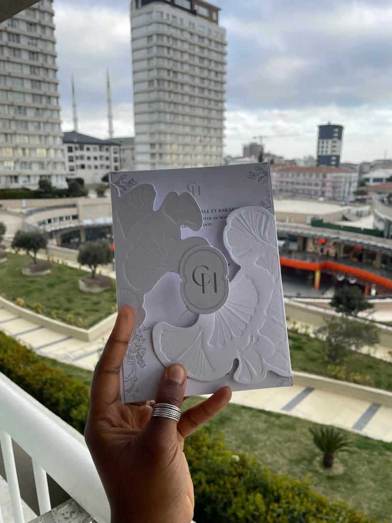 Invitations de Natasha et Cédric après impression