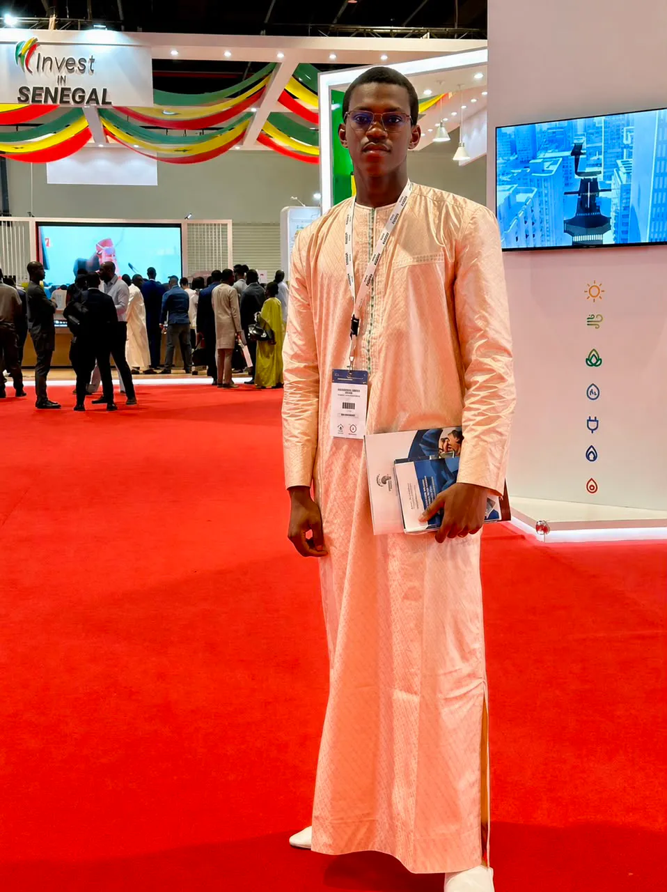 Idriss Kindé, représentant Zaanga Wedding au Sénégal